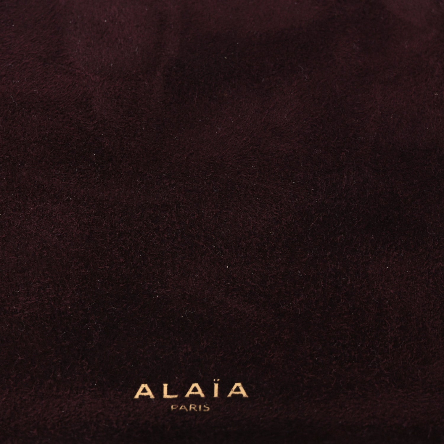 Alaia Suede Goatskin Teckel Clutch Rouge Grenat 8 of 11