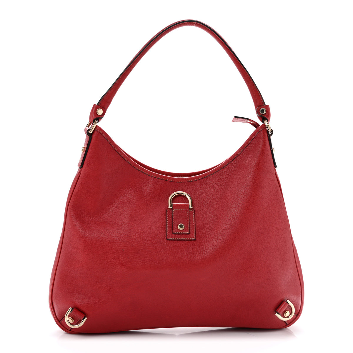Gucci Calfskin Abbey D Ring Hobo Red 1 of 11