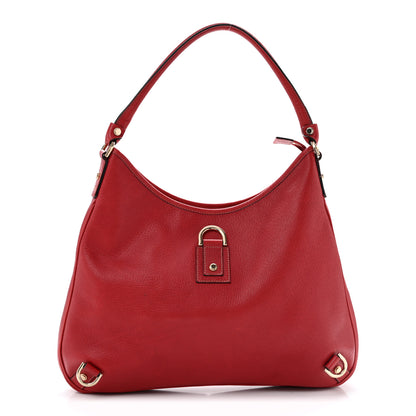 Gucci Calfskin Abbey D Ring Hobo Red 1 of 11