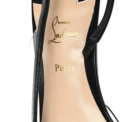 Christian Louboutin Calf Zarli PVC Optisexy 70 Pumps 38 Black 8 of 8