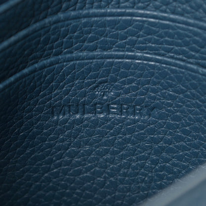 Mulberry Small Classic Grain Calfskin Mini Lily Steel Blue 6 of 14