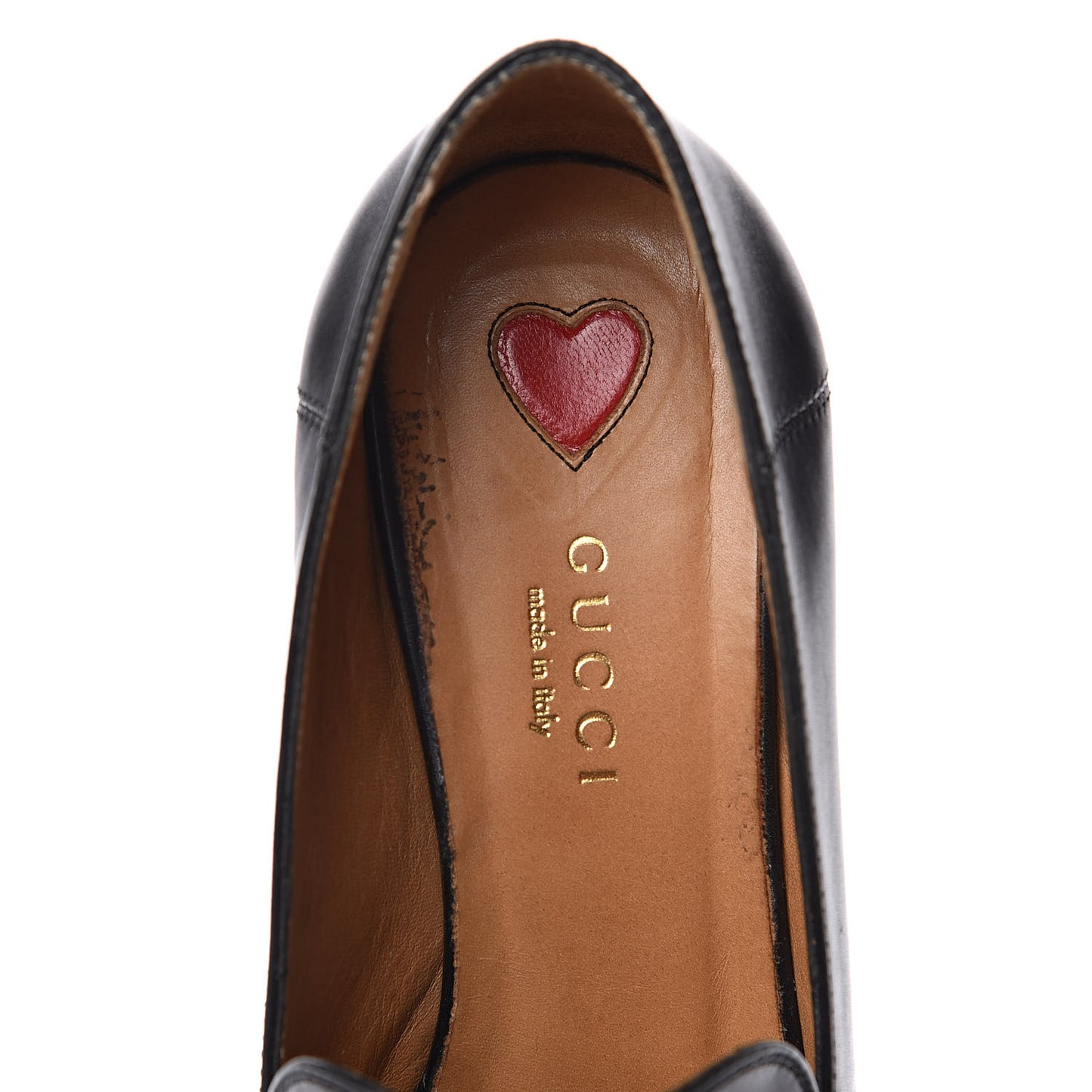 Calfskin Web Peyton Loafer Pumps 35 Black