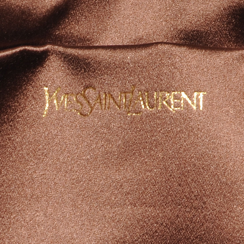 Saint Laurent Patent Belle de Jour Clutch Nude 6 of 8