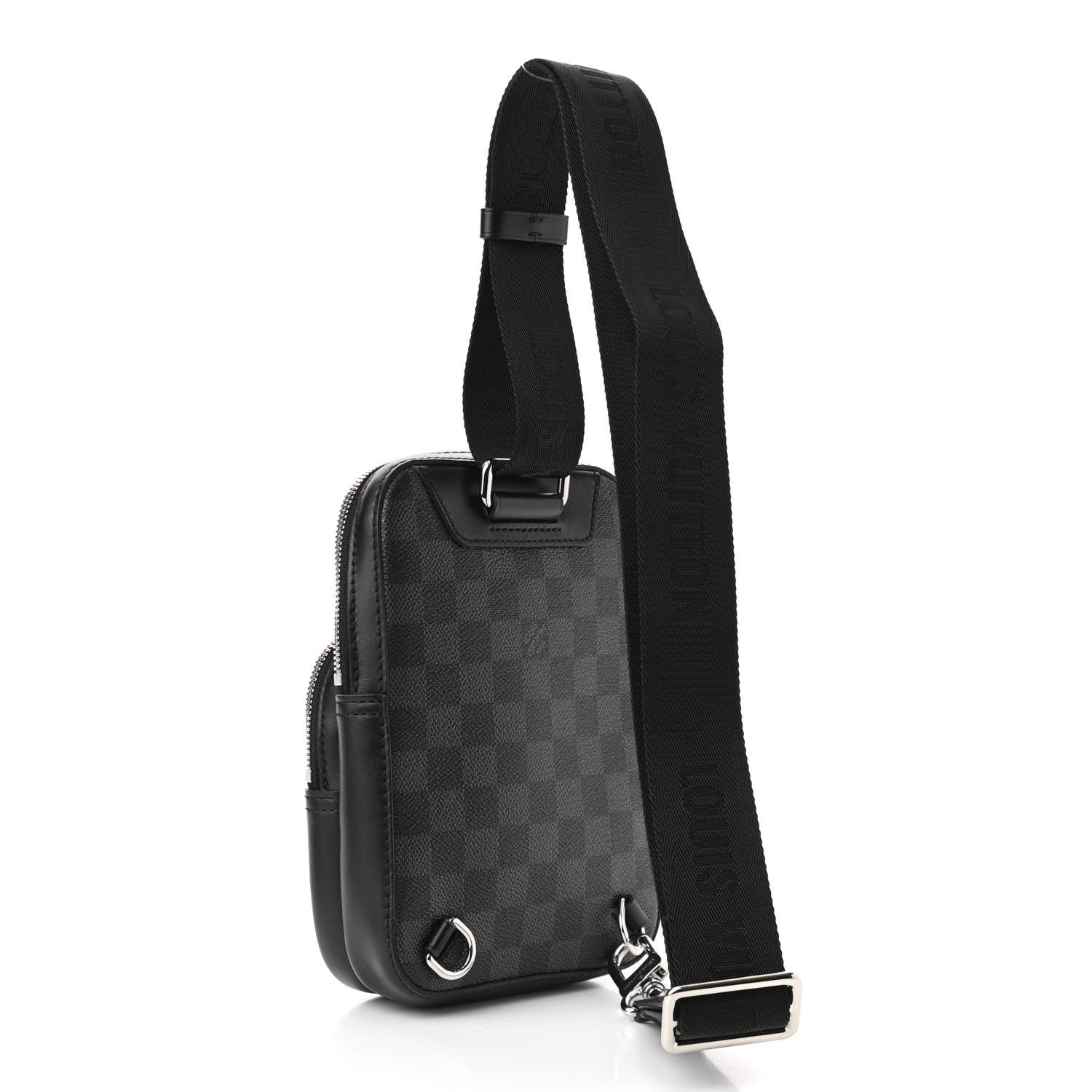 Louis Vuitton Damier Graphite 3D Amazone Sling Bag Black 3 of 10