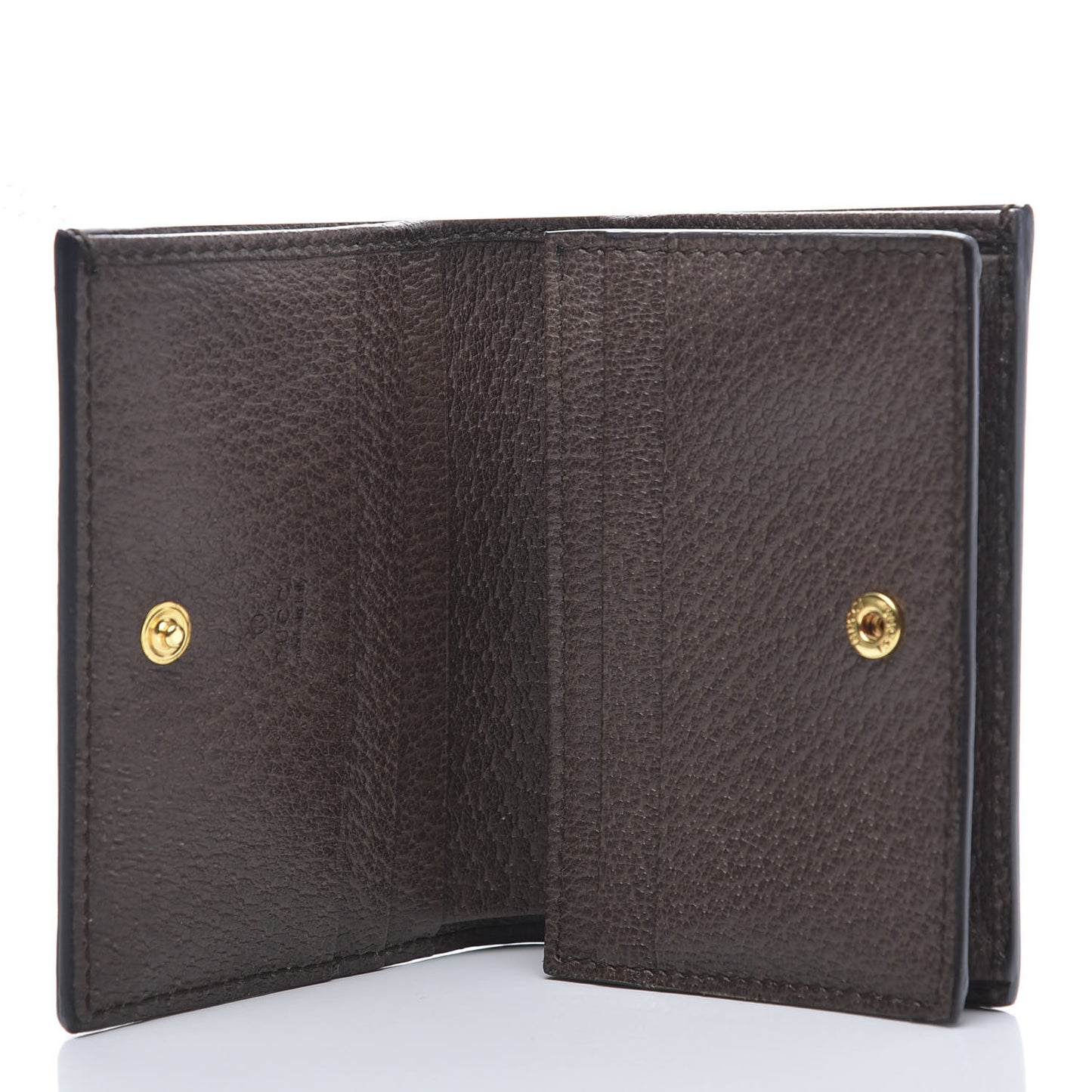 GG Supreme Monogram Web Ophidia Card Case Beige New Acero
