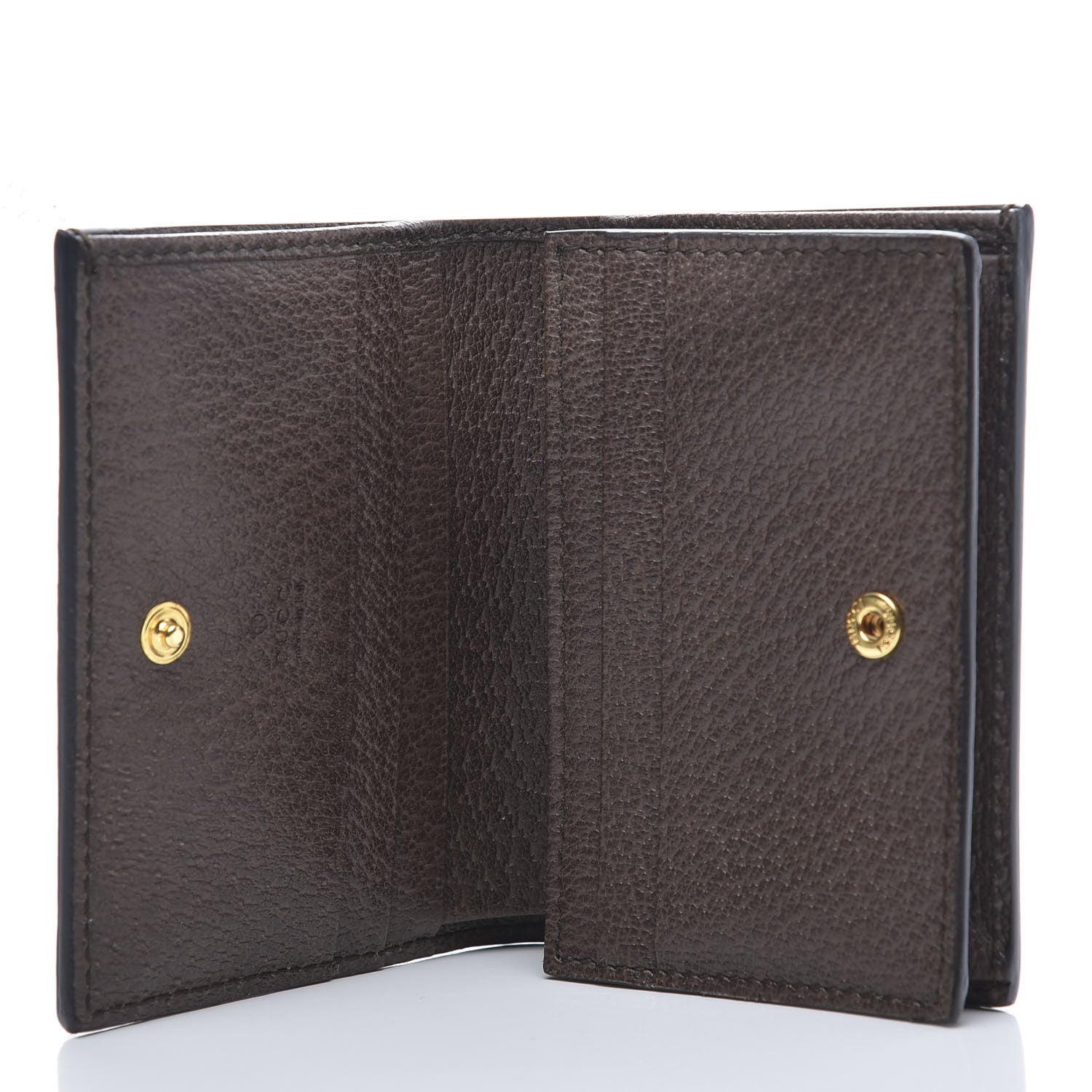 Gucci GG Supreme Monogram Web Ophidia Card Case Beige New Acero 5 of 8
