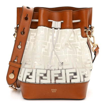 Fendi TPU FF Vitello Aura F is Fendi Grande Mon Tresor Bucket Bag White Cuoio 1 of 21