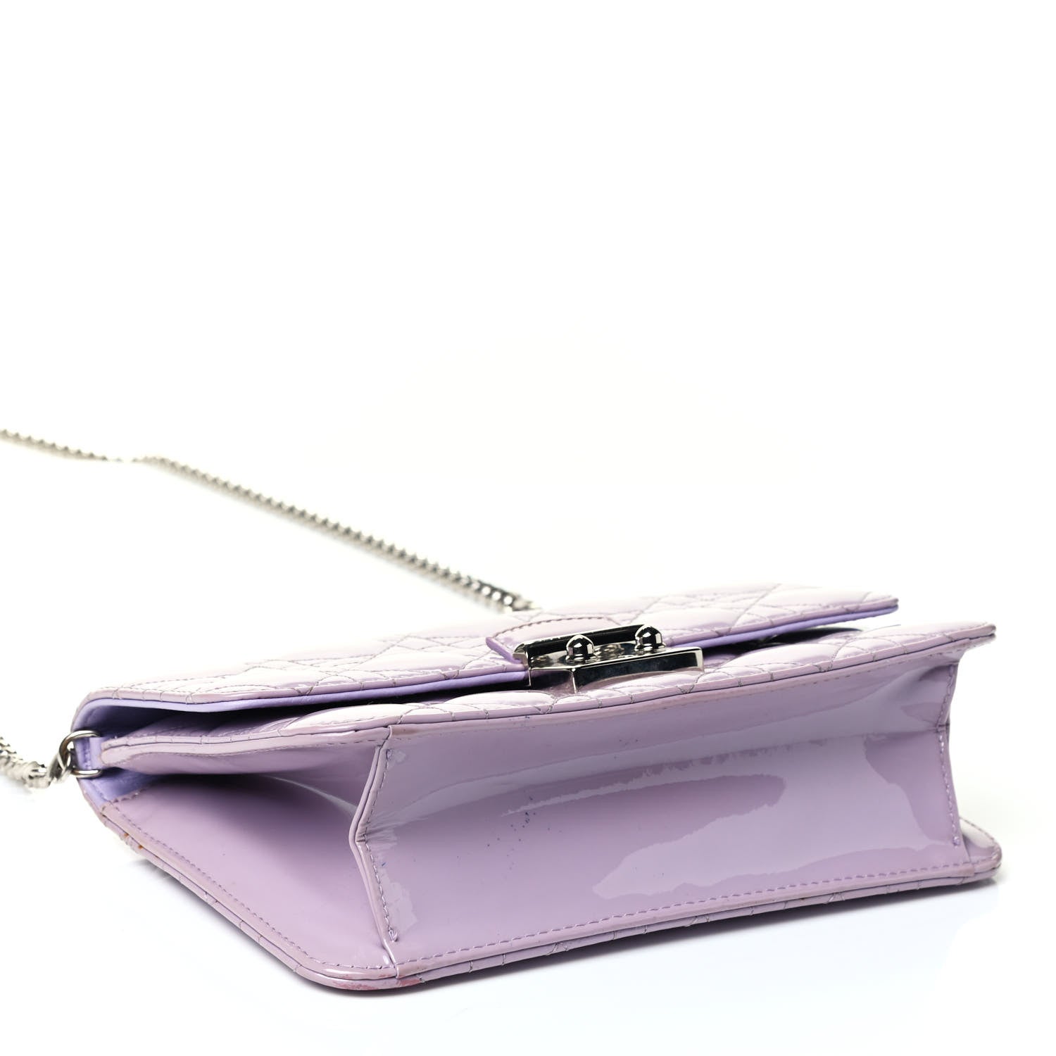 Christian Dior Patent Cannage Miss Dior Promenade Pouch Lilac 3 of 4