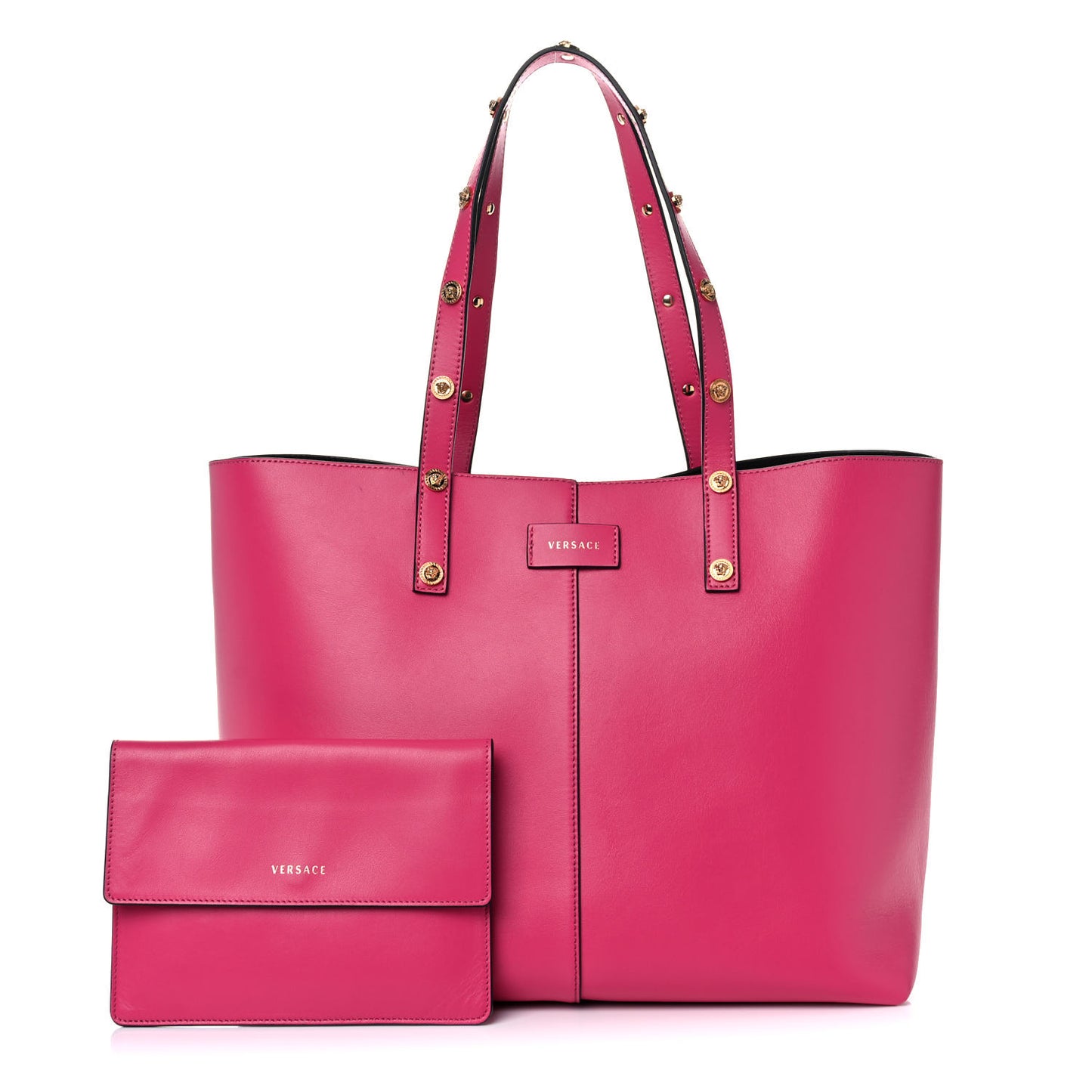 Calfskin Palazzo Tote Pink