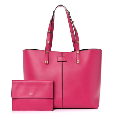 Versace Calfskin Palazzo Tote Pink 1 of 14