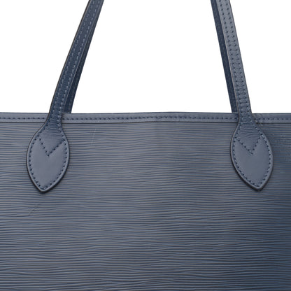 Louis Vuitton Epi Neverfull MM Indigo 9 of 15