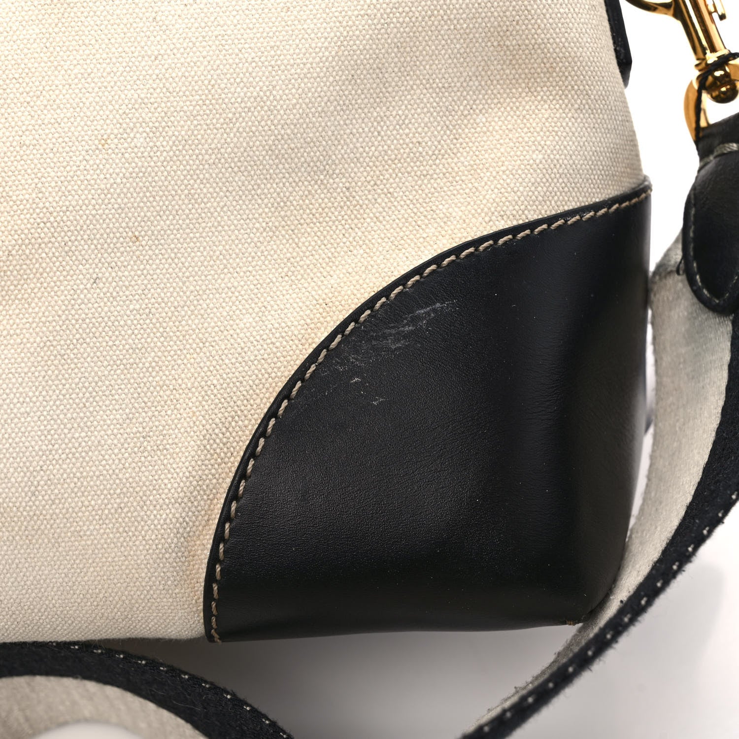 Fendi Canvas Vitello King Logo Embroidered Medium By The Way Boston Bag Grezzo Black 13 of 13