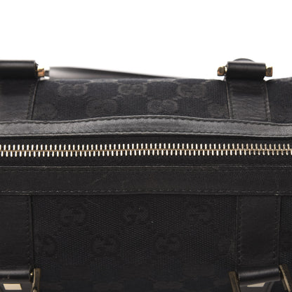 Gucci Monogram Boston Bag Black 12 of 12