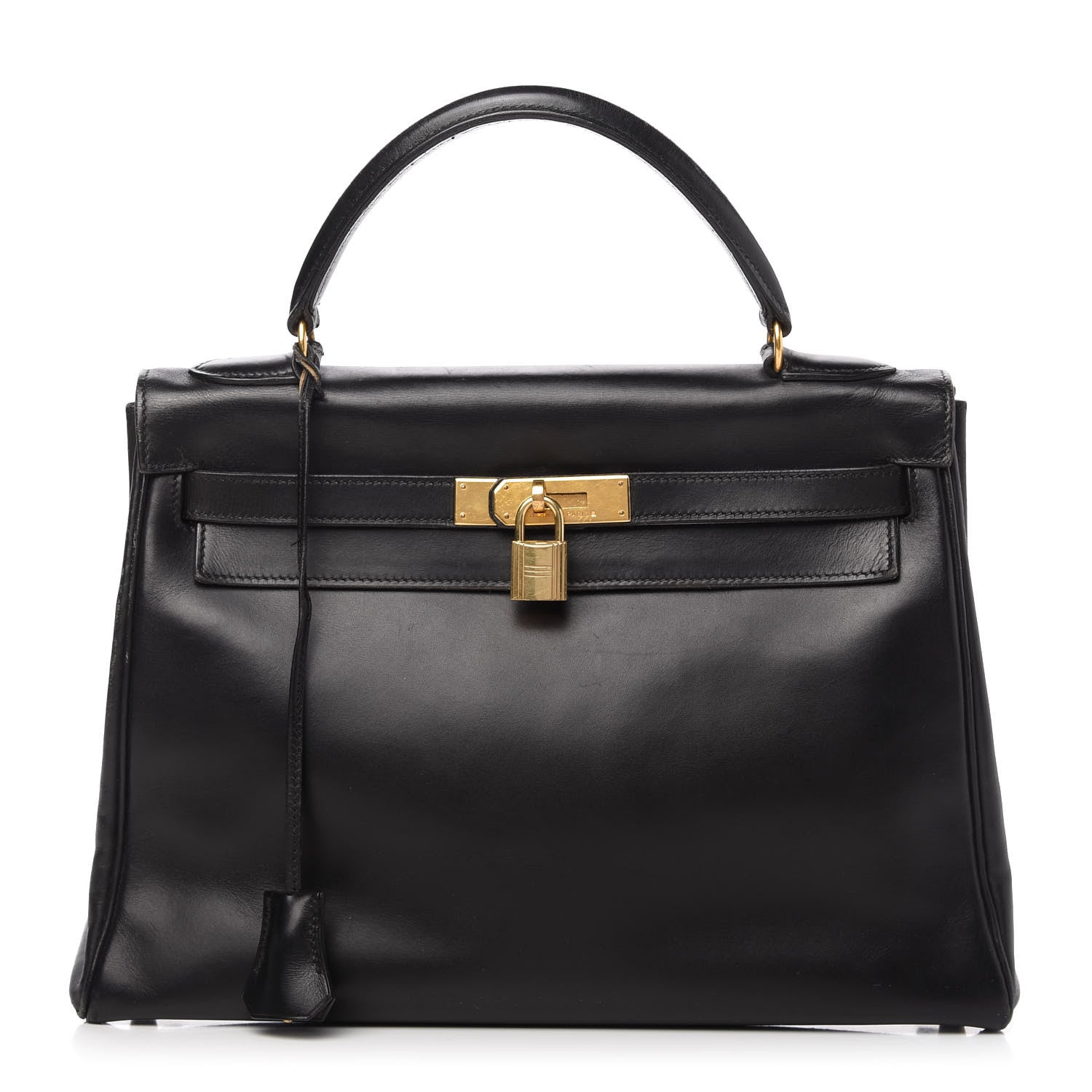 Hermes Box Kelly Retourne 32 Black 1 of 11