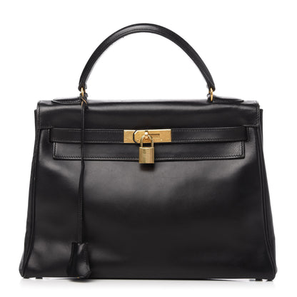 Hermes Box Kelly Retourne 32 Black 1 of 11