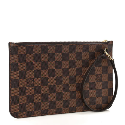 Louis Vuitton Damier Ebene Neverfull MM GM Pochette 3 of 10