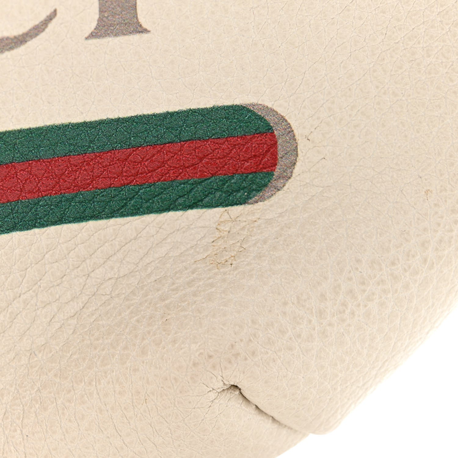 Gucci Grained Calfskin Small Logo Belt Bag White 13 of 13