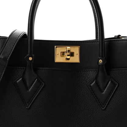 Louis Vuitton Calfskin Monogram Tufting On My Side Black 7 of 9