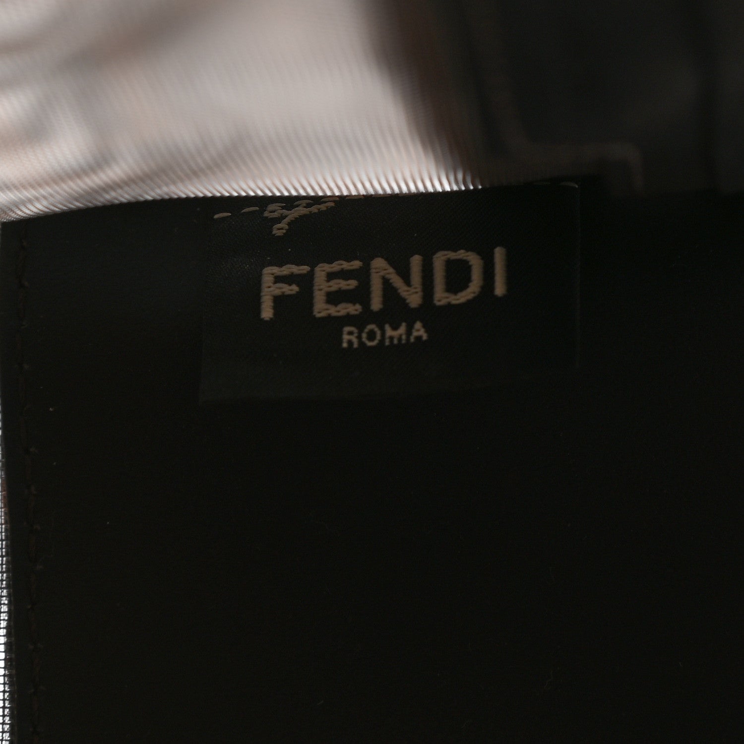 Fendi Mesh Vitello Century FF 1974 Medium Peekaboo Defender Cover Marrone Black Ebano 8 of 10