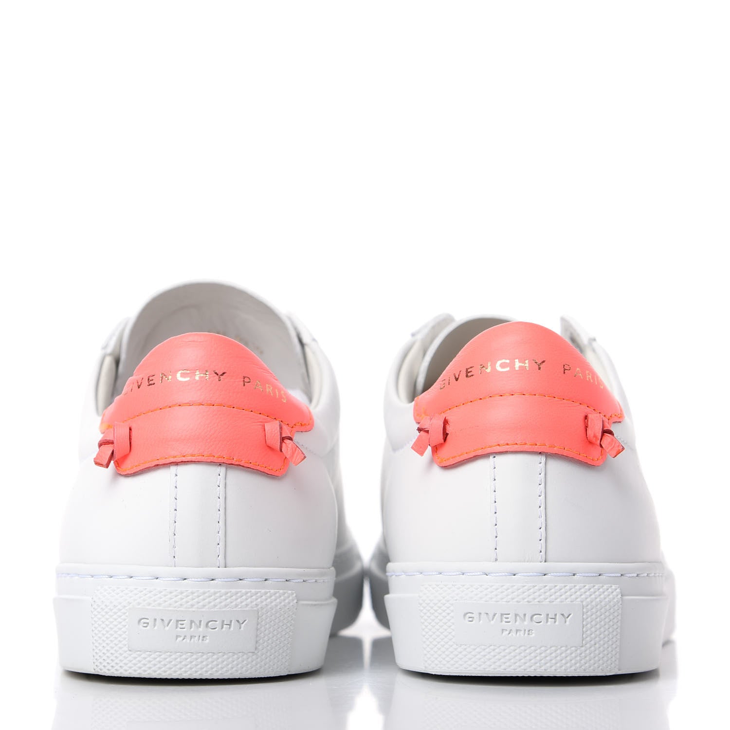 Givenchy Calfskin Womens Urban Street Sneakers 38 White Neon Pink 7 of 11