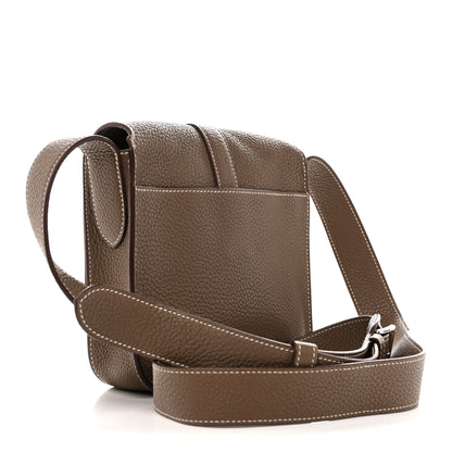 Hermes Taurillon Clemence Steve Pochette Etoupe 3 of 13