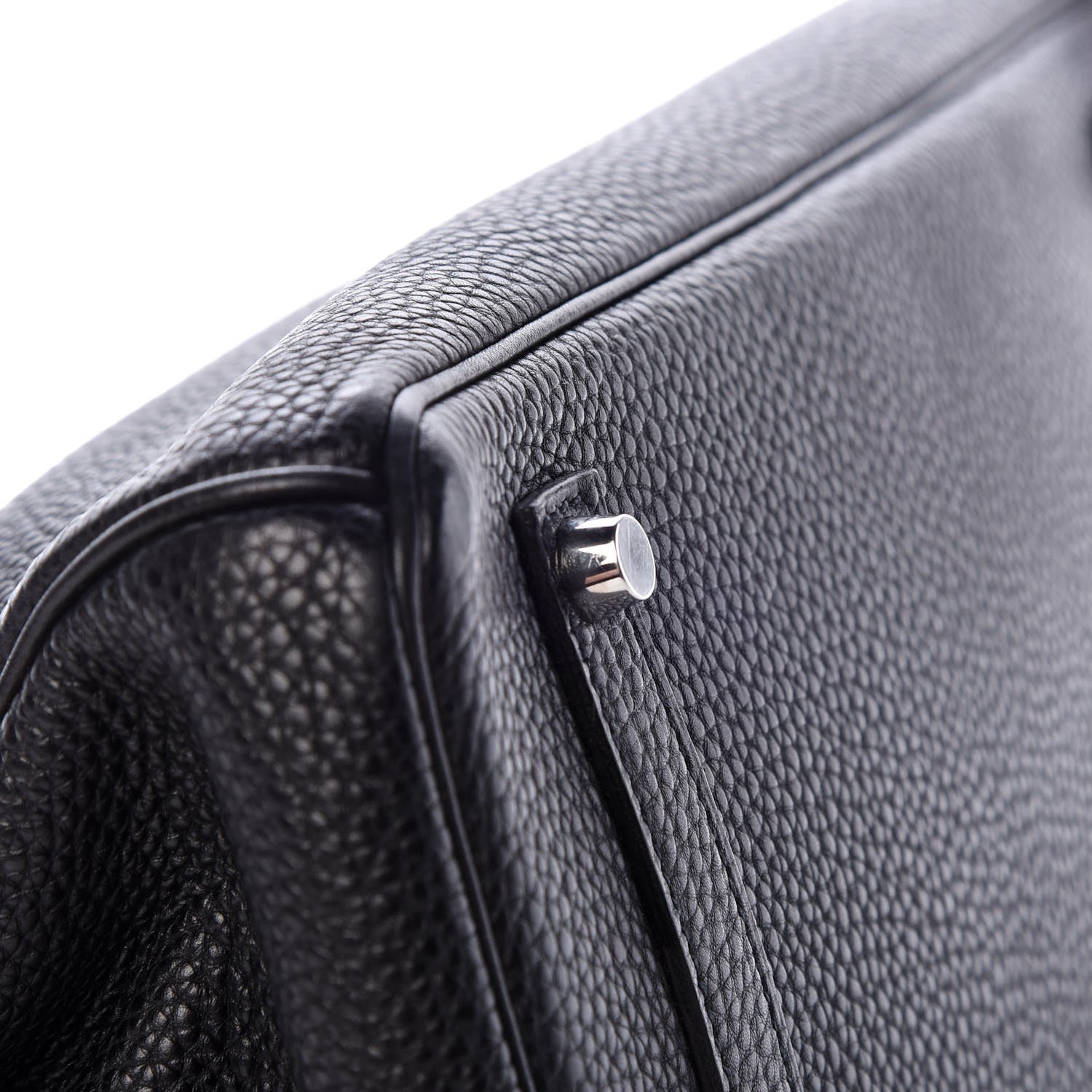 Hermes Taurillon Clemence Birkin 35 Black 7 of 39