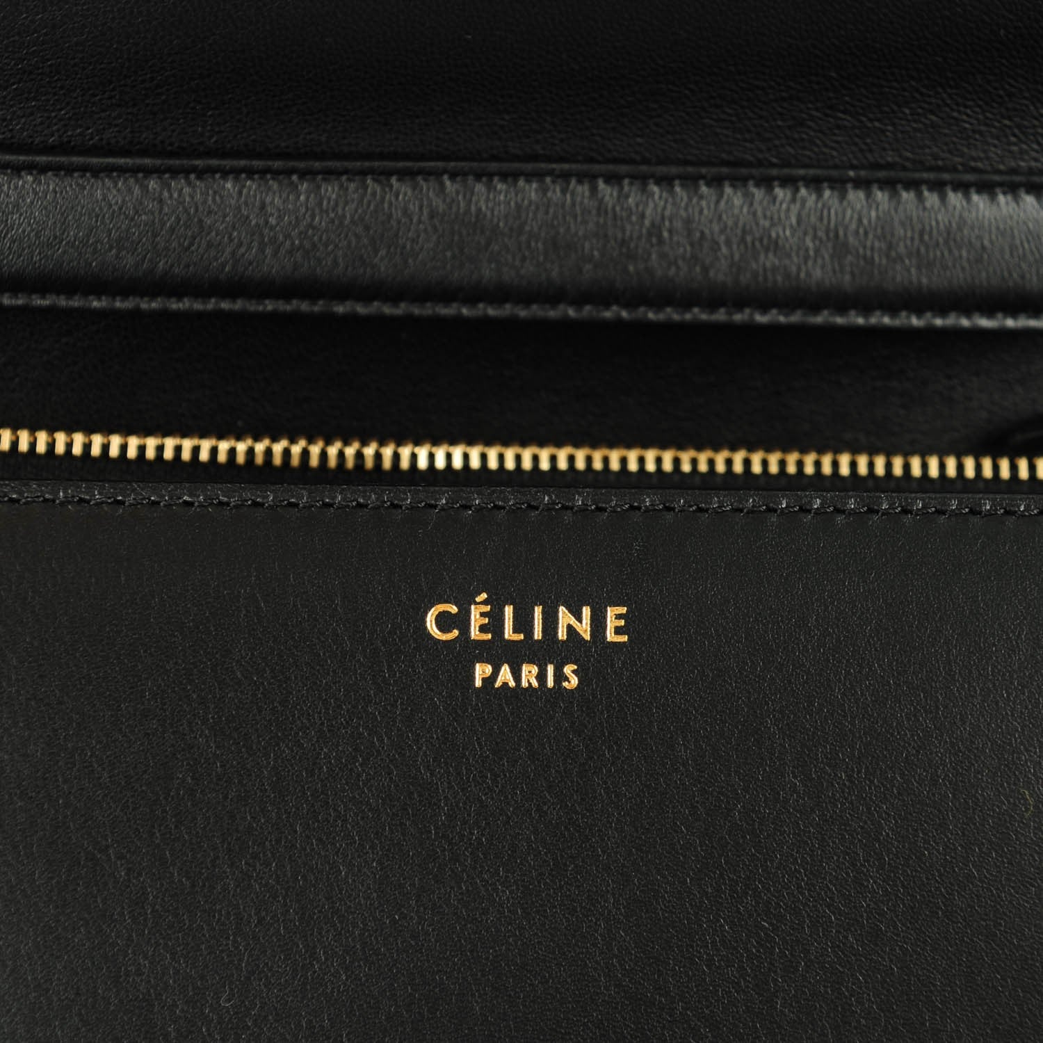 Celine Box Calfskin Medium Classic Box Flap Bag Black 7 of 7