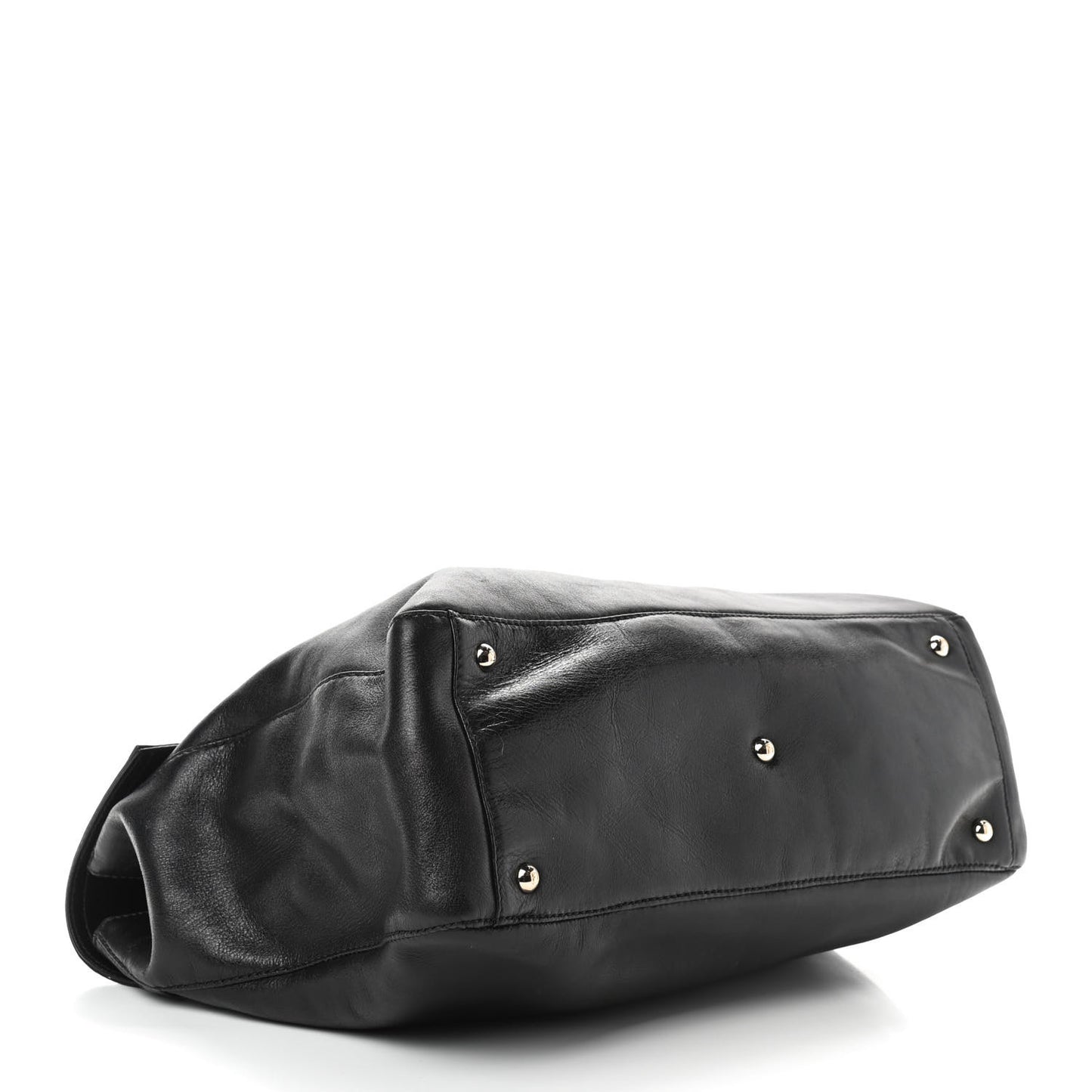 Vitello Acqua Baguette Satchel Black
