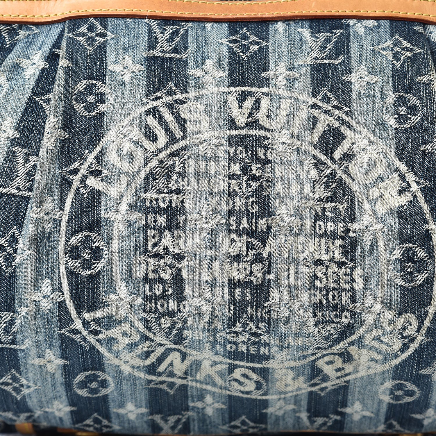 Louis Vuitton Denim Raye Cabas GM 13 of 28