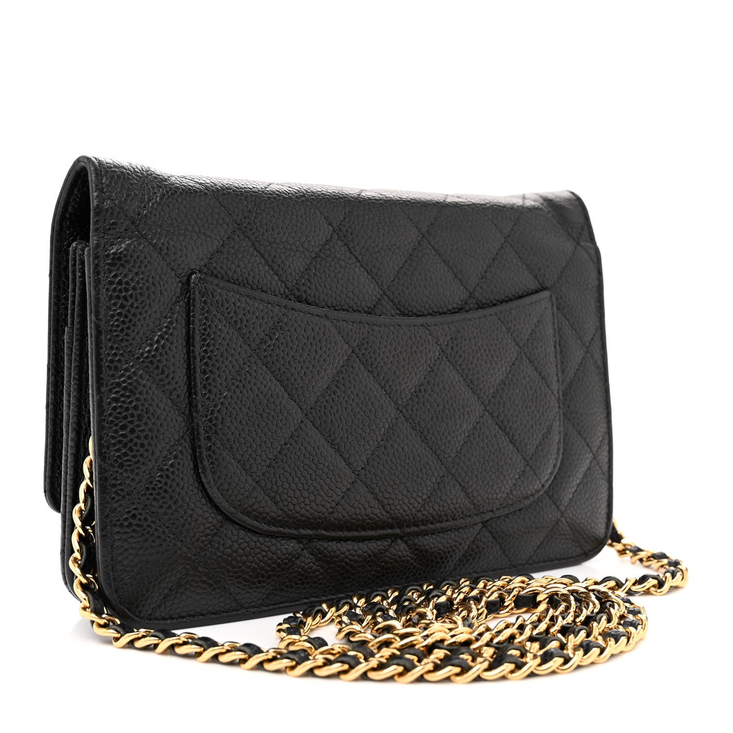 Chanel Caviar Quilted Wallet on Chain WOC Black 3 of 15