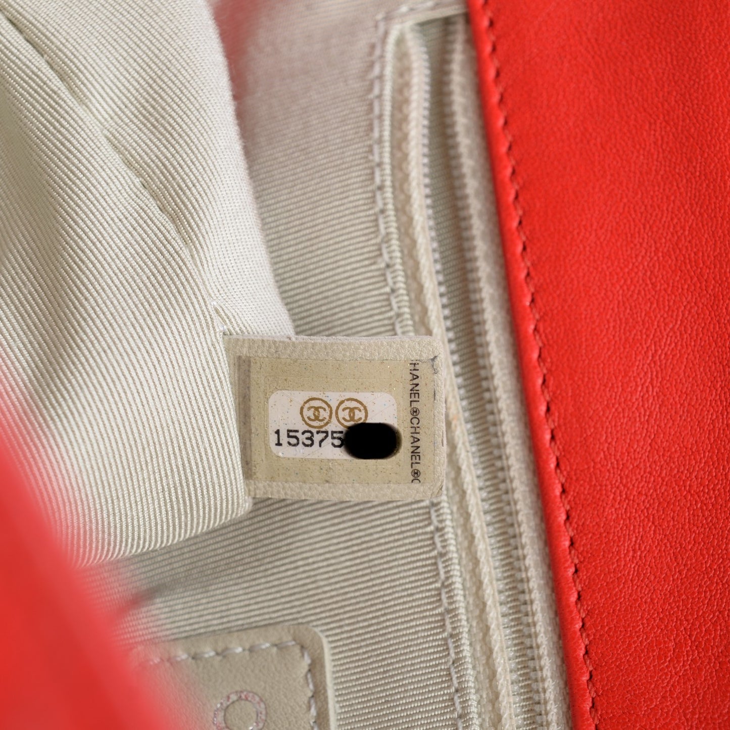 Washed Lambskin Quilted Maxi Chain Around Flap Red