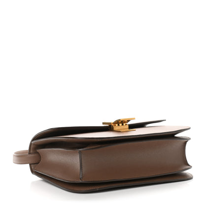 Celine Liege Calfskin Medium Classic Box Flap Bag Glazed Nut 4 of 10