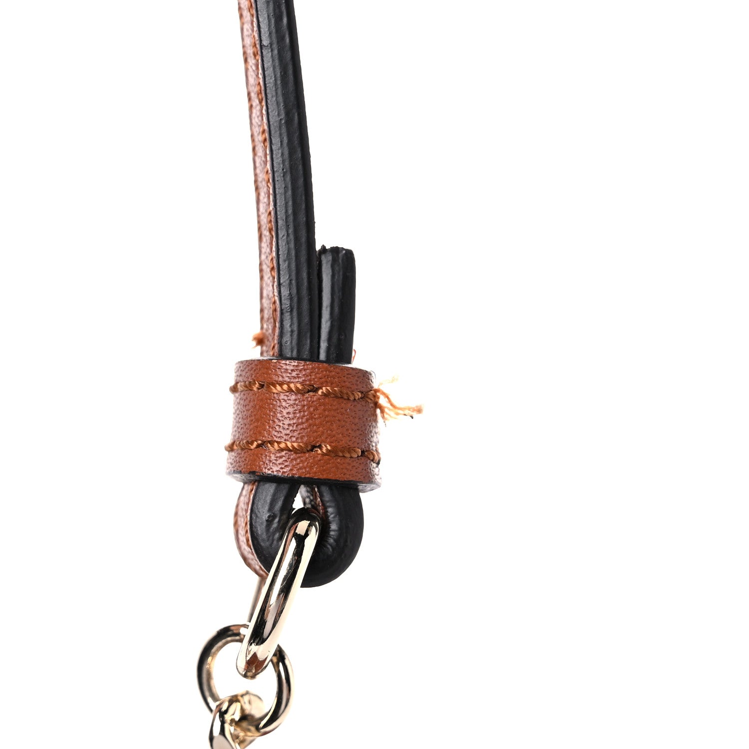 Chloe Calfskin Suede Mini Chain Faye Shoulder Bag Tobacco 14 of 14