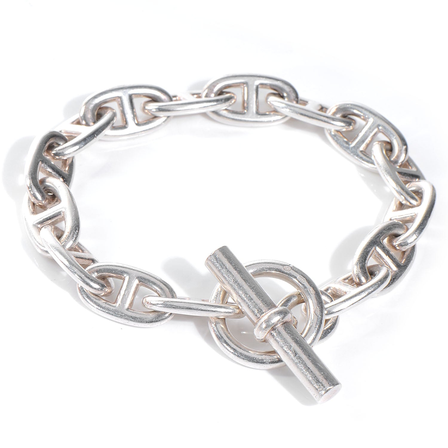 Hermes Sterling Silver ChaÃ®ne d'Ancre PM Bracelet 1 of 5