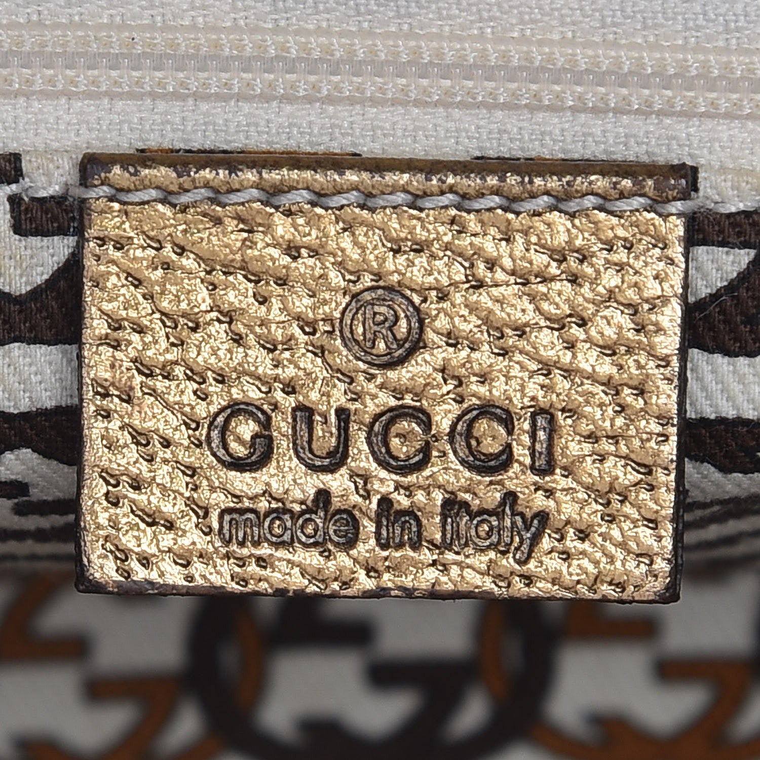 Gucci Monogram Small Princy Satchel Metallic 6 of 7