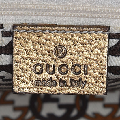 Gucci Monogram Small Princy Satchel Metallic 6 of 7