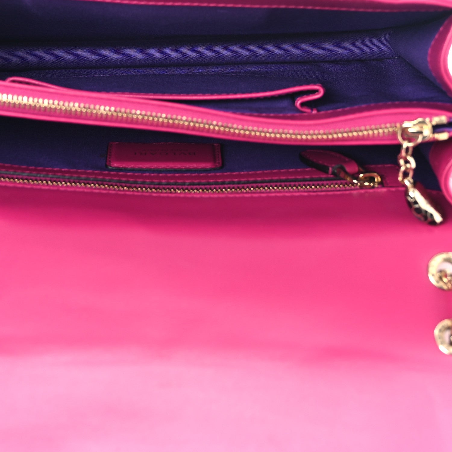 Bulgari Calfskin Serpenti Forever Shoulder Bag Pink 5 of 10