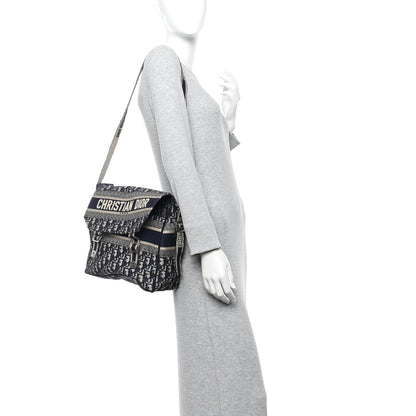 Christian Dior Oblique Medium Diorcamp Messenger Blue 2 of 9