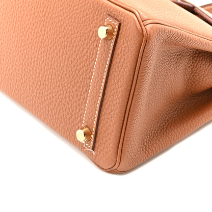 Hermes Togo Birkin 25 Gold 10 of 10