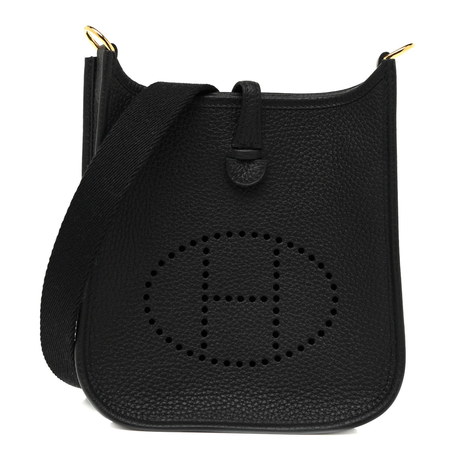 Hermes Taurillon Clemence Evelyne TPM Black 1 of 11