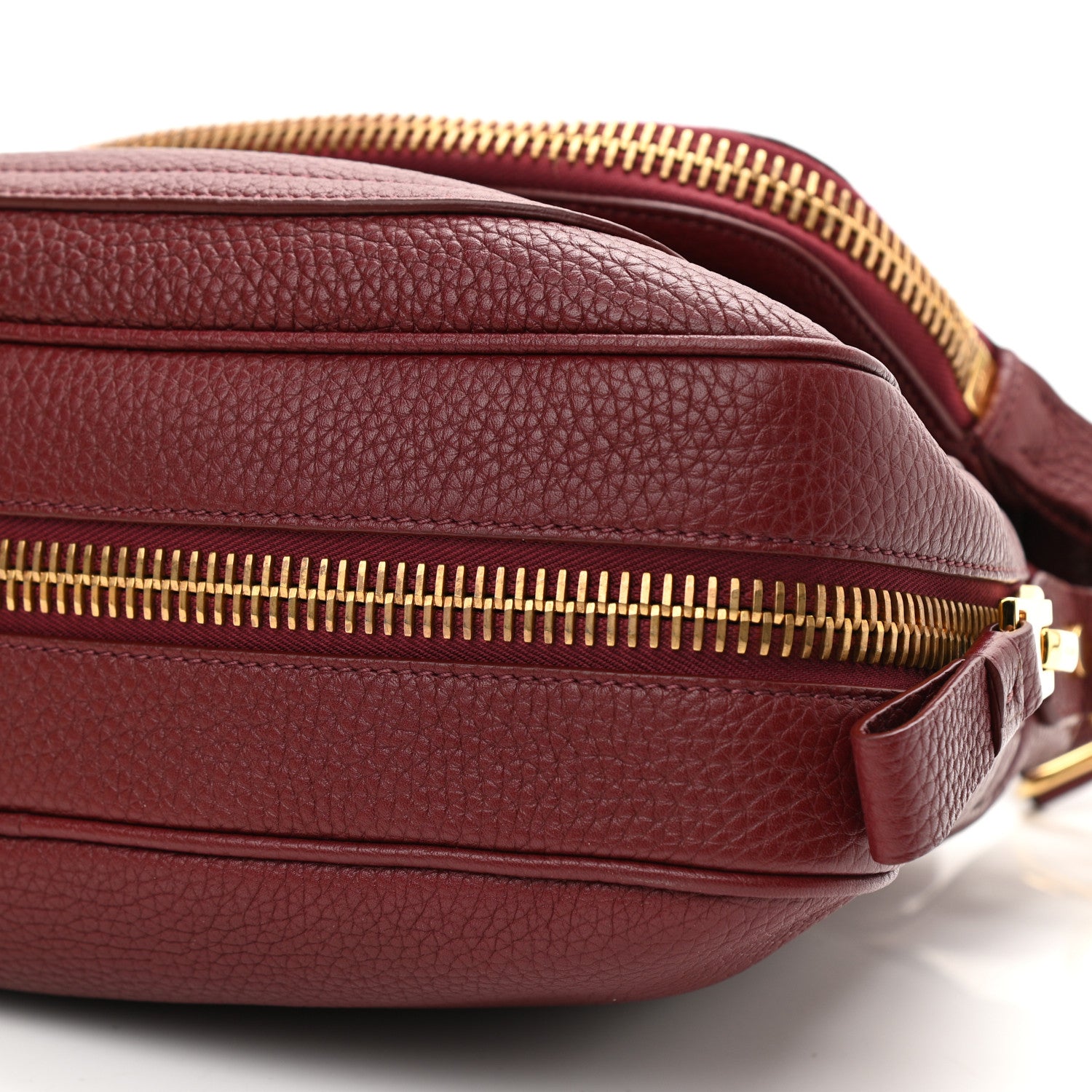 Tom Ford Calfskin Medium Jennifer Crossbody Wine 9 of 10