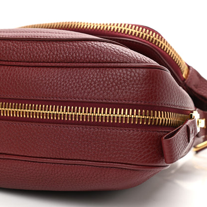 Tom Ford Calfskin Medium Jennifer Crossbody Wine 9 of 10