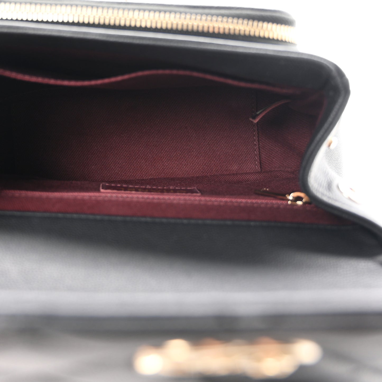 Caviar Quilted Small Business Affinity Flap Black