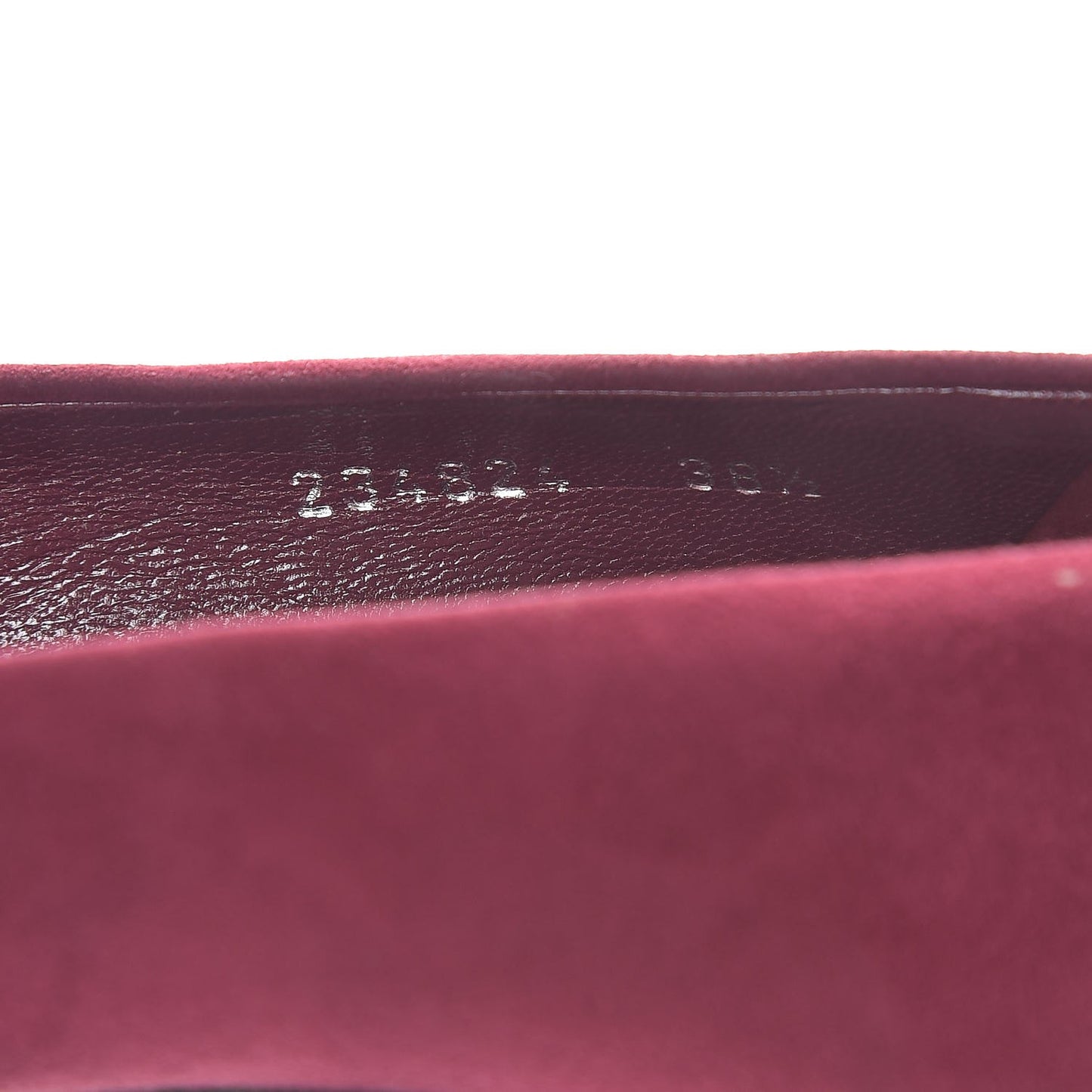 Suede Sofia Peep Toe Pumps 38.5 Fuchsia