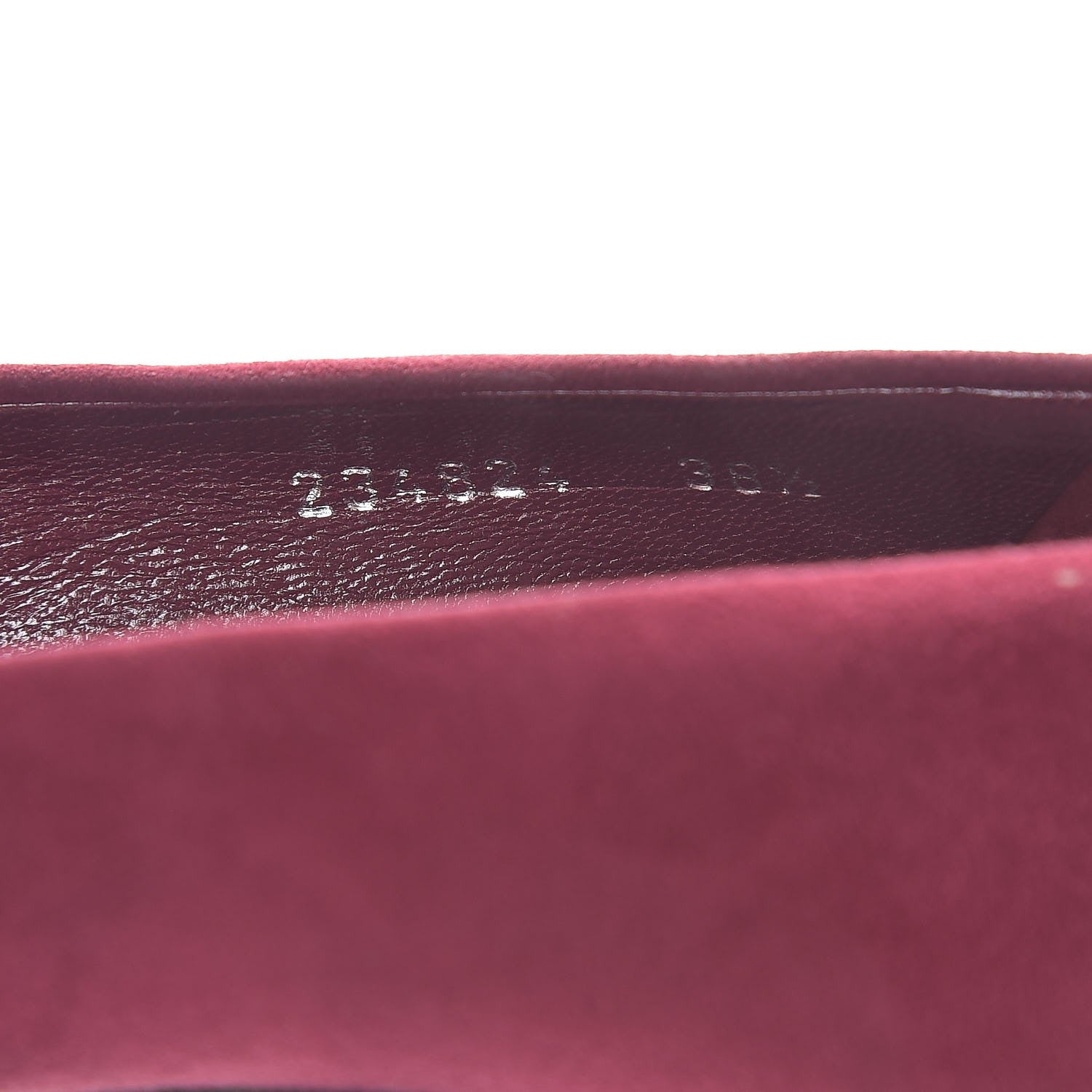 Gucci Suede Sofia Peep Toe Pumps 38.5 Fuchsia 9 of 11