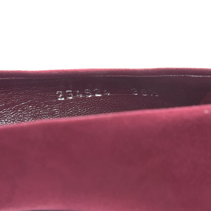 Gucci Suede Sofia Peep Toe Pumps 38.5 Fuchsia 9 of 11