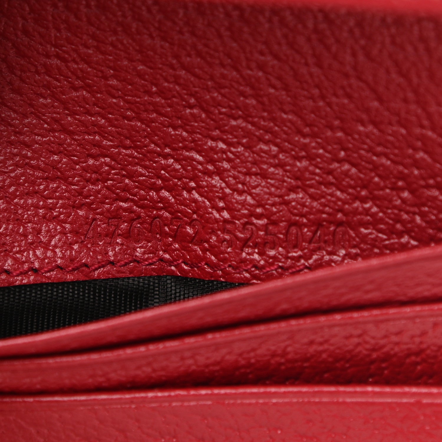 Gucci GG Supreme Monogram Queen Margaret Card Case Red 7 of 8
