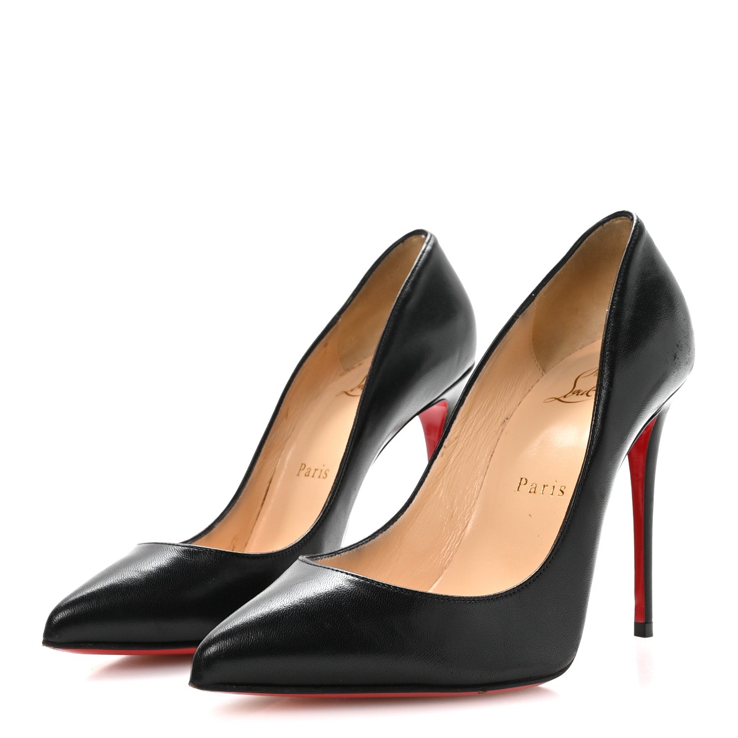 Christian Louboutin Shiny Nappa Pigalle 100 Pumps 36.5 Black 4 of 7