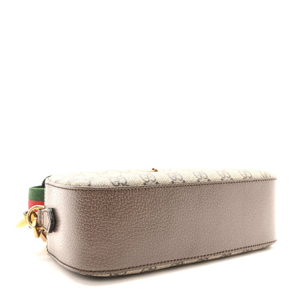 Gucci GG Supreme Monogram Web Neo Vintage Shoulder Bag Beige New Acero Crop 4 of 11