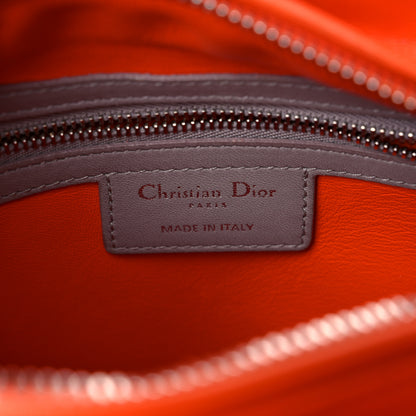 Christian Dior Lambskin Cannage Medium Tri-Color Lady Dior Rose Pale Multicolor 5 of 13